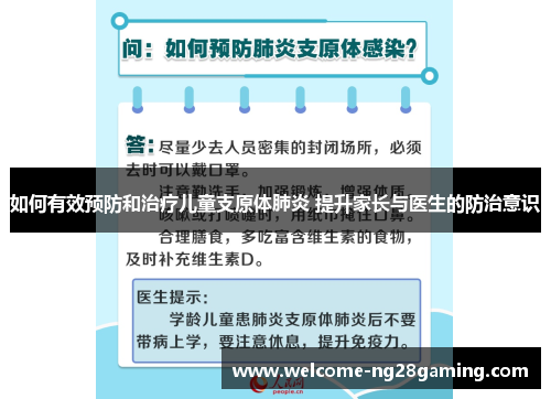 如何有效预防和治疗儿童支原体肺炎 提升家长与医生的防治意识